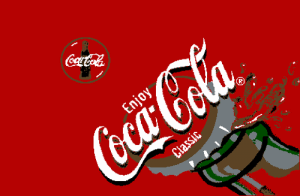 קוקה קולה שטיח לוגו
